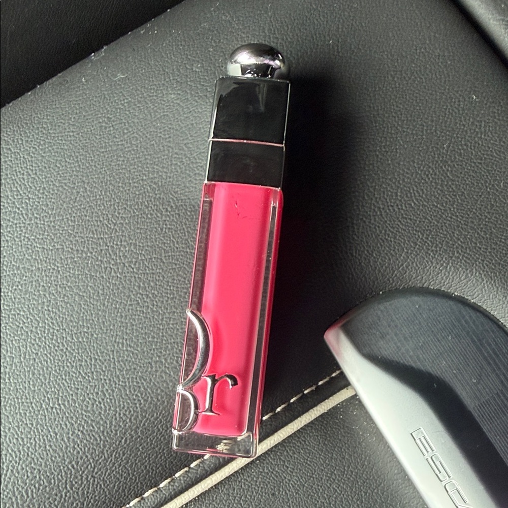 Dior Hot Pink Gloss with Silver Cap